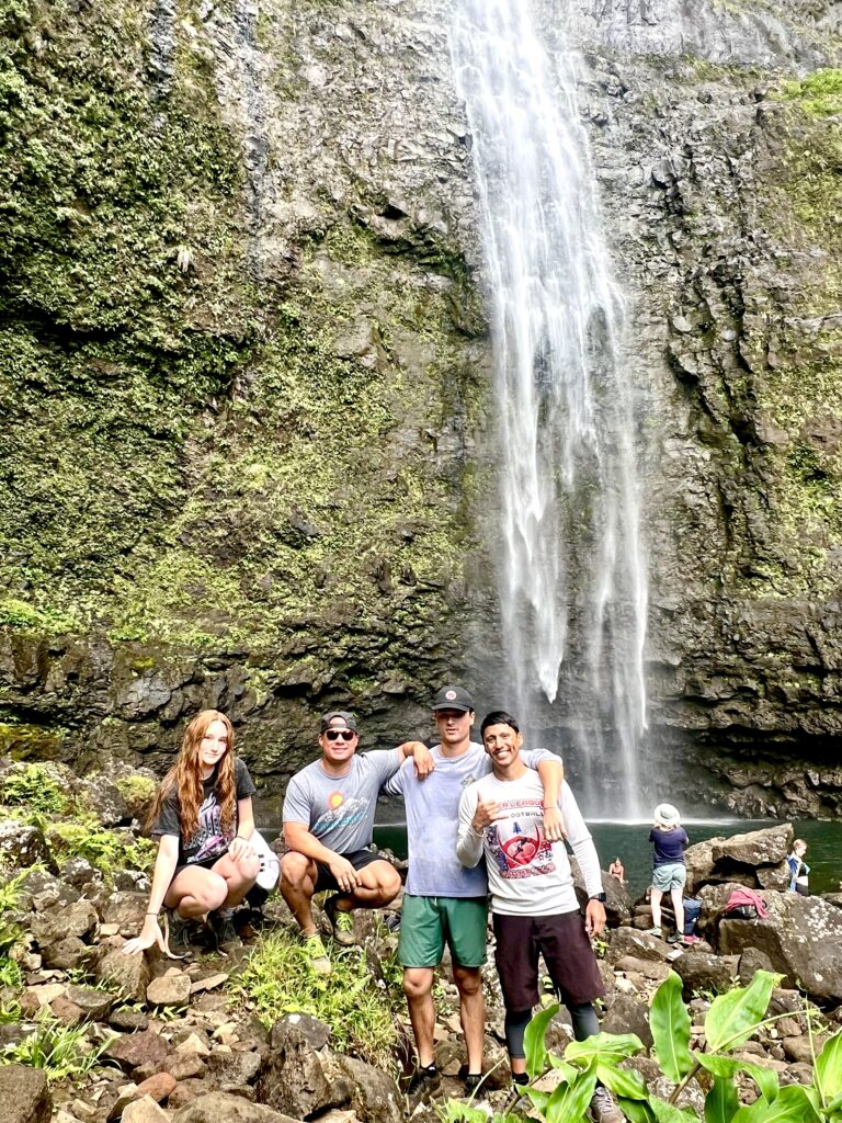 Guests at Hanakapi'ai falls Kauaistyle.com