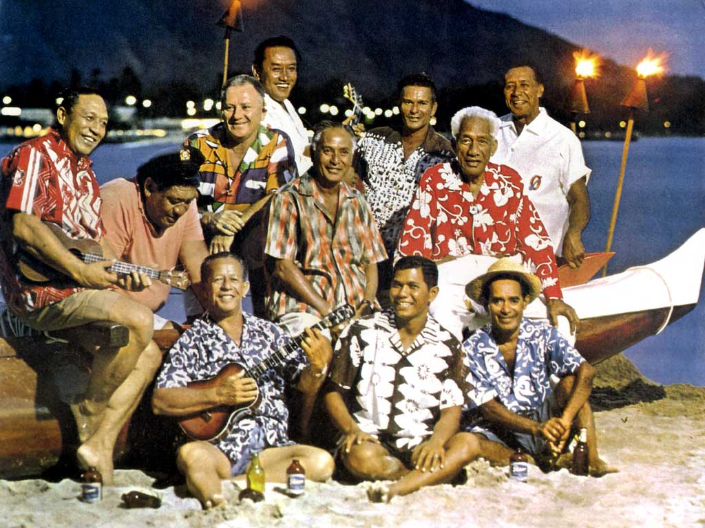 Kauai style with traditional beach boys
